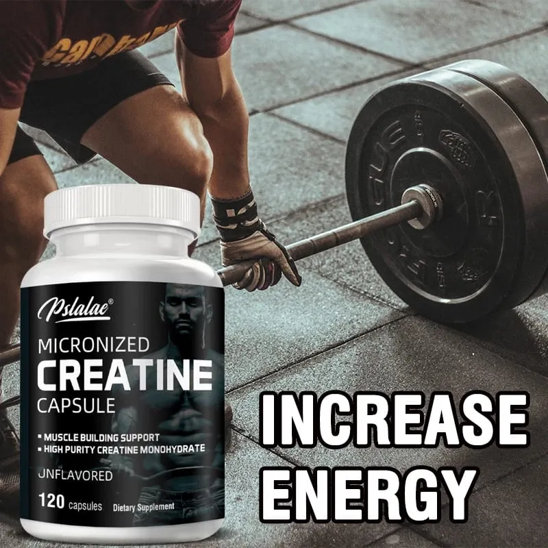 Micronized Creatine Powder (5000 Mg) Creatine Monohydrate Powder Unflavored Ketogenic Friendly Non-GMO 120 Capsules — image 6