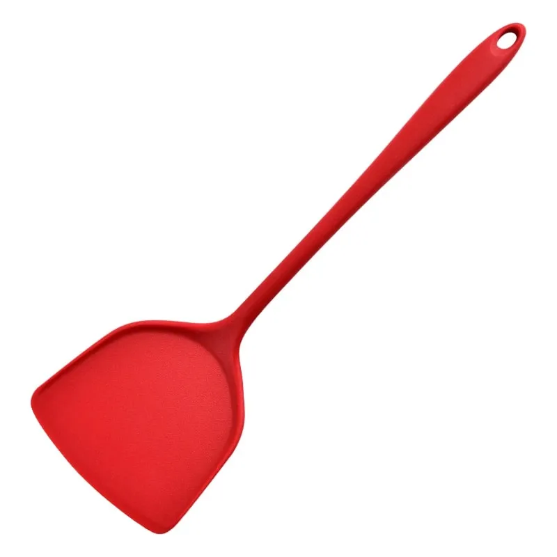 All-in-one silicone spatula kitchen items heat resistant non-stick frying pan spatula household silicone Chinese spatula
