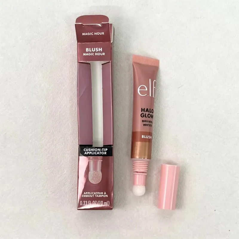 ELF Lip Gloss Natural Shine&Blush Liquid Waterproof and Sweat-Resistant Easy to Smudge Lightweight and Long-Lasting Makeup