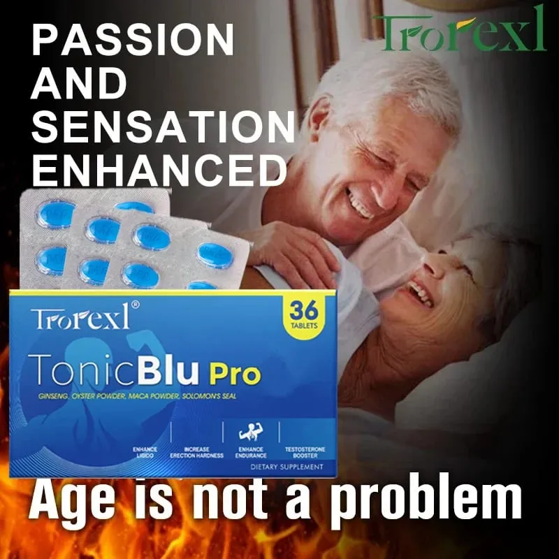 36-360 Pill Blue Tablets Health Product Men Power Clinically-Proven Formula