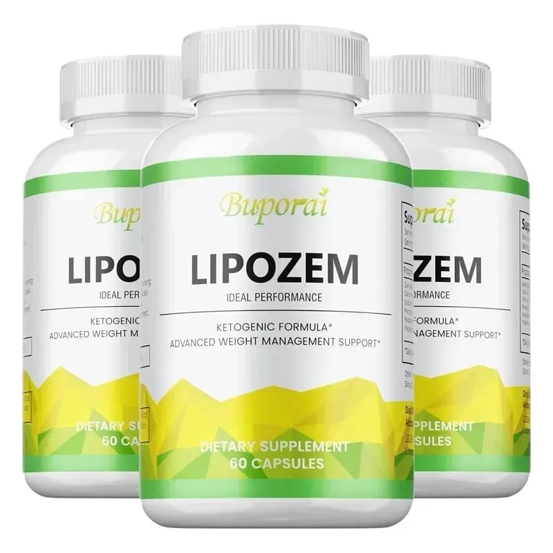 Lipozem Supplement - Weight Loss Capsules Boosts Metabolism Increases Energy and Controls Appetite