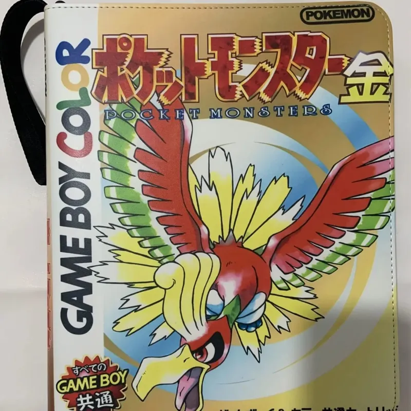 New Gb Card Album Cartoon Anime Battle Card Booklet Zipper Binder Card Holder Card Cas Vmax Game Card Collection Toys Gifts