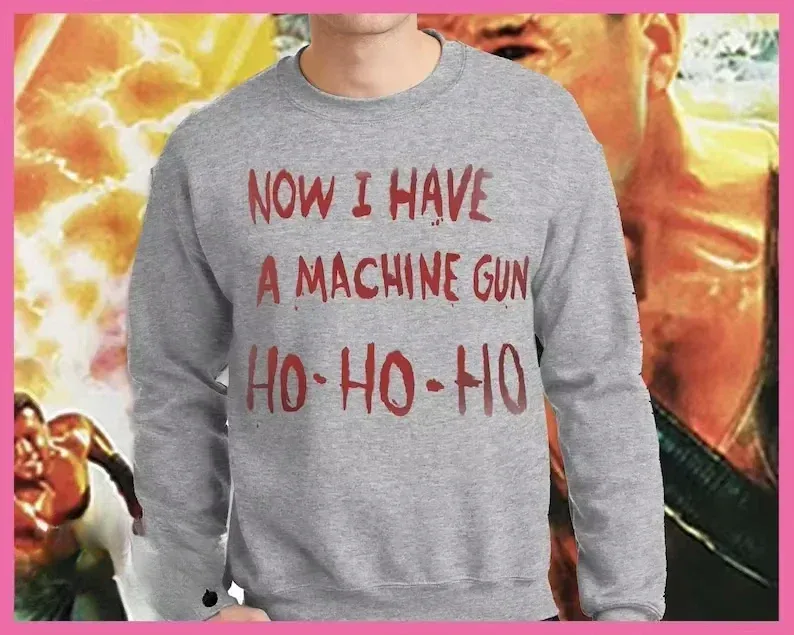 Artık Bir Makineli Tüfeğim Var Die Hard Mclane Naktomi Plaza Unisex Jumper Kazak Erkek Kadın Yeni Kapüşonlular ve Tişörtü Kazak