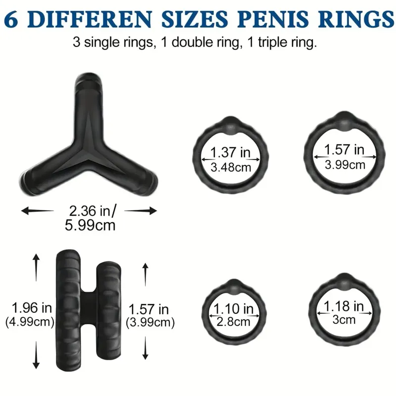 Cock Rings Silicone Ball Stretcher Delay Ejaculation TPE Penis Ring for Men Sex Toys Adjustable Semen Lock Ring SM Penis Sleeve — image 2