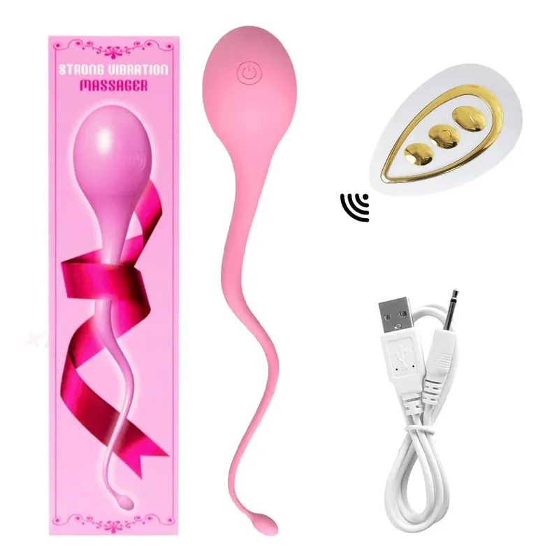 Dálkové ovládání vaginální vibrátor pro ženy Stimulátor klitorisu bradavek Vibrační masážní přístroj s vajíčkem G-Spot Sexy hračky pro dospělé