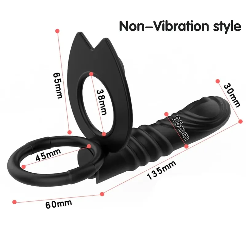 Sex Shop Double Penetration Anal Plug Dildo Big Butt Plug Vibrator For Men Strap On Penis Vagina Plug Adult Sex Toys For Couples — image 7