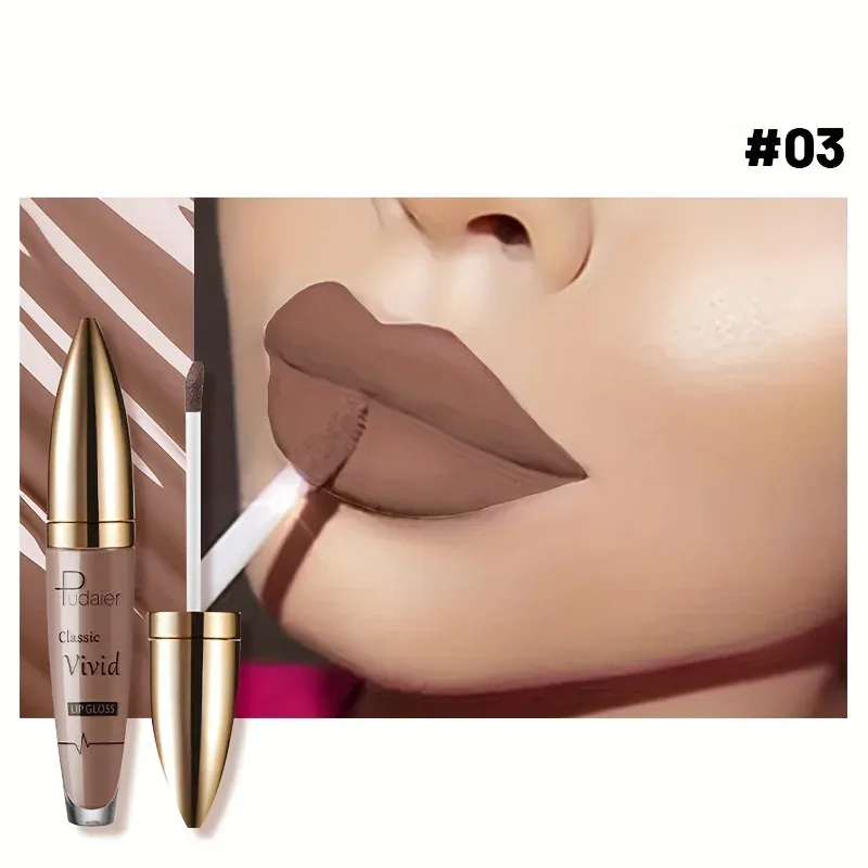 High Pigmented Matte Lip Glaze - Long-Lasting Smudge Proof Liquid Lipstick Makeup Valentine's Day Gifts Women's Day Gift