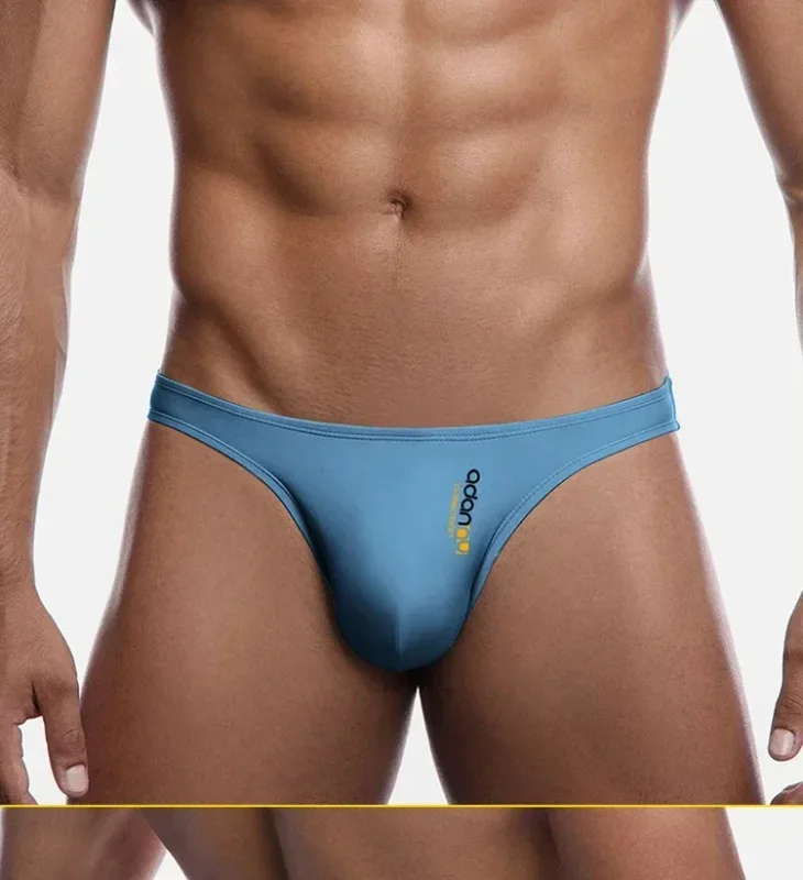 Men Modal Low‑Rise Briefs Sexy Solid Color Simple Triangle Underwear Sports Breathable Comfortable Male Panties