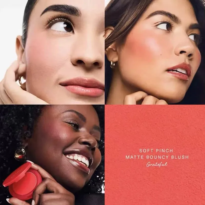 Rare Beauty Easy To Apply Highlighter Eyeshadow Palette Blush Hydrating Brightening Mashed Potato Blush Enhance Facial Details