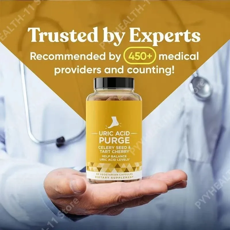 Plant-Based Antioxidant Capsules with Tart Cherry & Celery Seed Cleanse 5-in-1 Formula Daily Wellness Support 60 Capsules