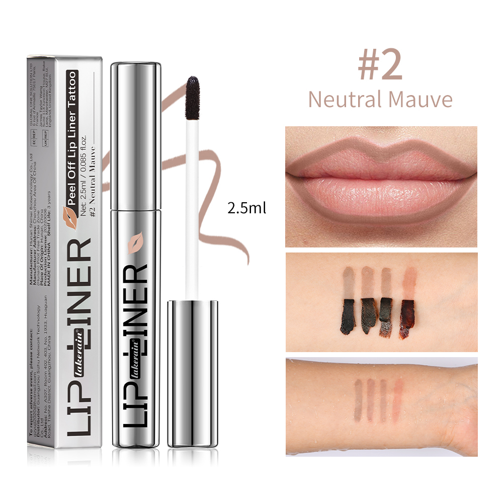 Lip Liner Pencil Peel Off Lip Stain Tattoo Long Wearing Matte Waterproof Smudge Proof Transfer Proof Lip Cosmetic For All Day — image 17