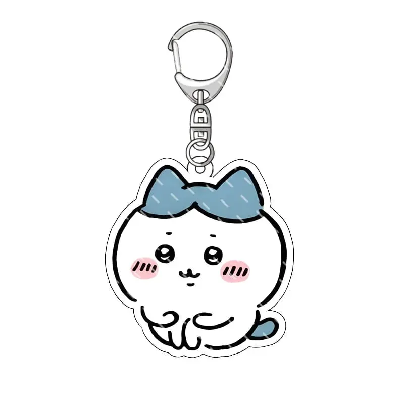 yiji Pendant Anime Comic Acrylic Peripheral Keychain Hachiware Usagi Cute Pendant Bag Hanging Decoration Decoration