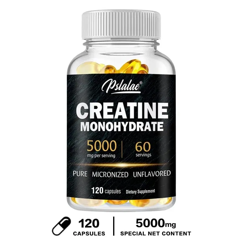 Creatine Monohydrate - Improves Athletic Performance Strength Endurance and Muscle Building