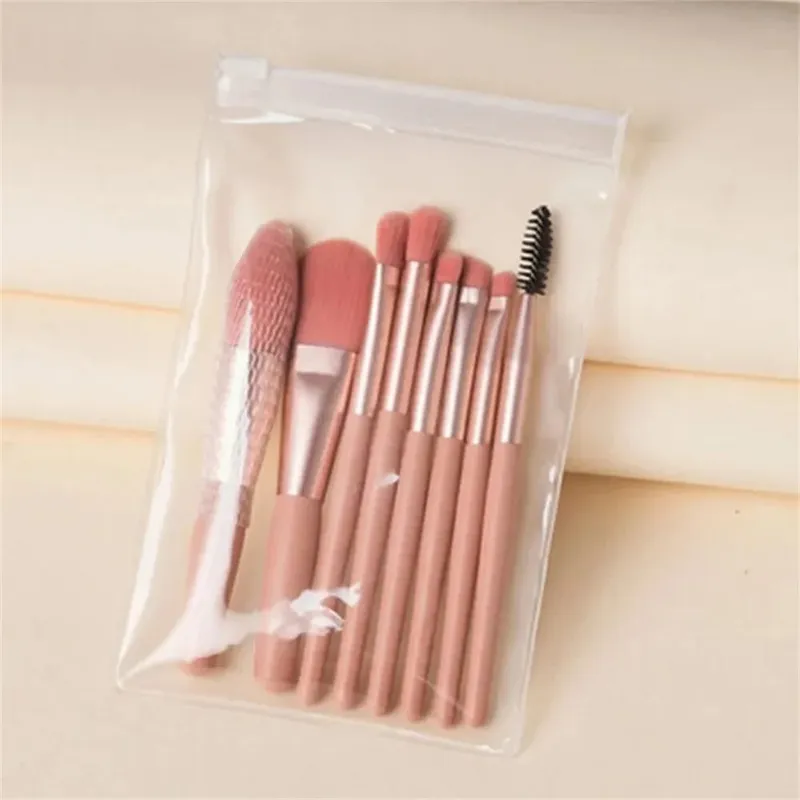 Foundation Blush Powder Eyeshadow Makeup Brushes Blending 8Pcs Soft Fluffy Makeup Brushes Beauty Tools Make Up Brushes Cosmetics