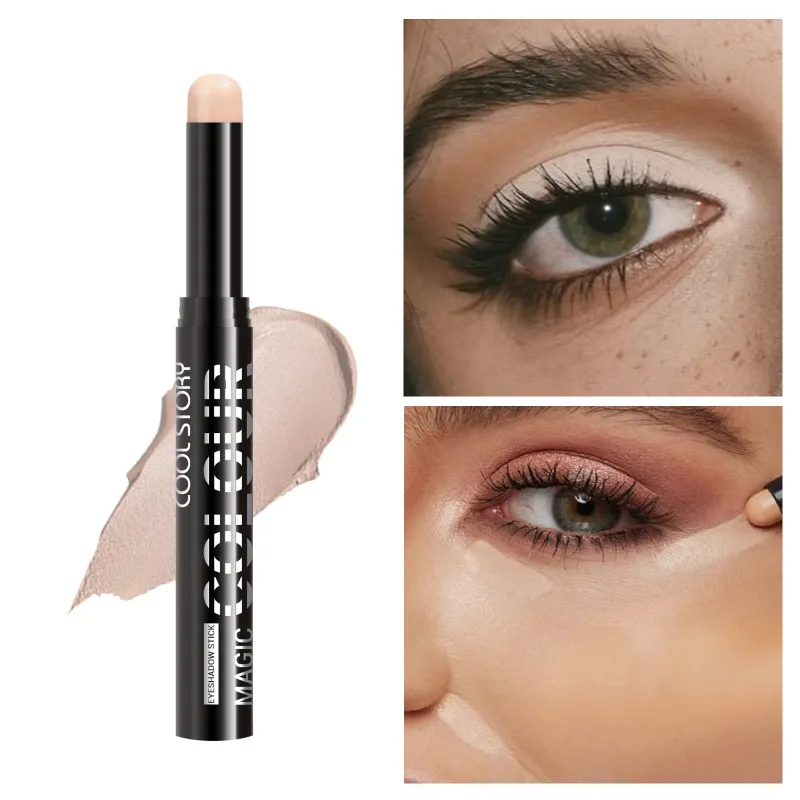 2 in 1 Eyeshadow Lipstick Stick Pencil Waterproof Glitter Brighten Matte Eye Shadow Makeup Pigment Eyeshadow Pen