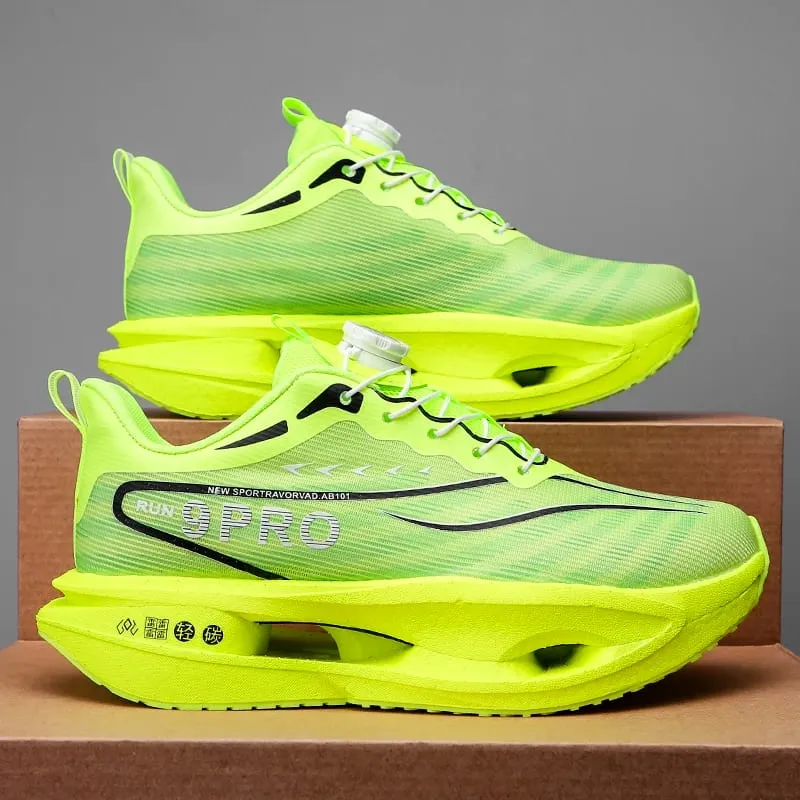 NEW Running Shoes Carbon Board Marathon Men Sports Breathable Lightweight Women's Comfortable Athletic Nonskid Sneakers 2026