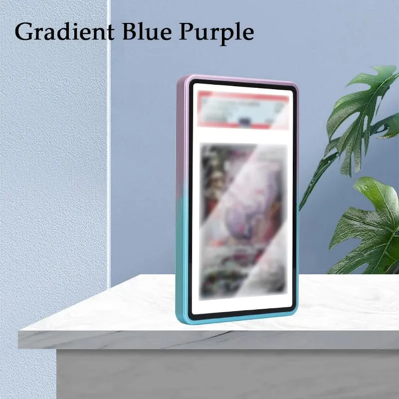 Gradient Color Aluminum Alloy Graded Cards Protector Case for PSA/BGS UV & Scratch Resistant Trading Card Bumper Display Holder
