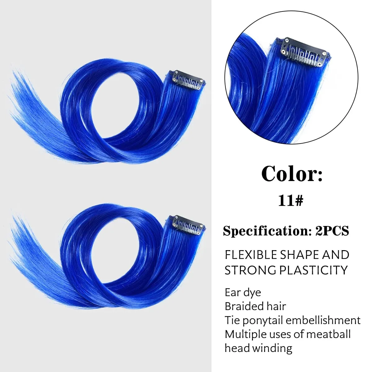 สีสังเคราะห์คลิปในส่วนขยายของผมตรงไฮไลท์ผมริ้วสายรุ้งแขวนผมชิ้นวิกผมสำหรับผู้หญิงพรรค
