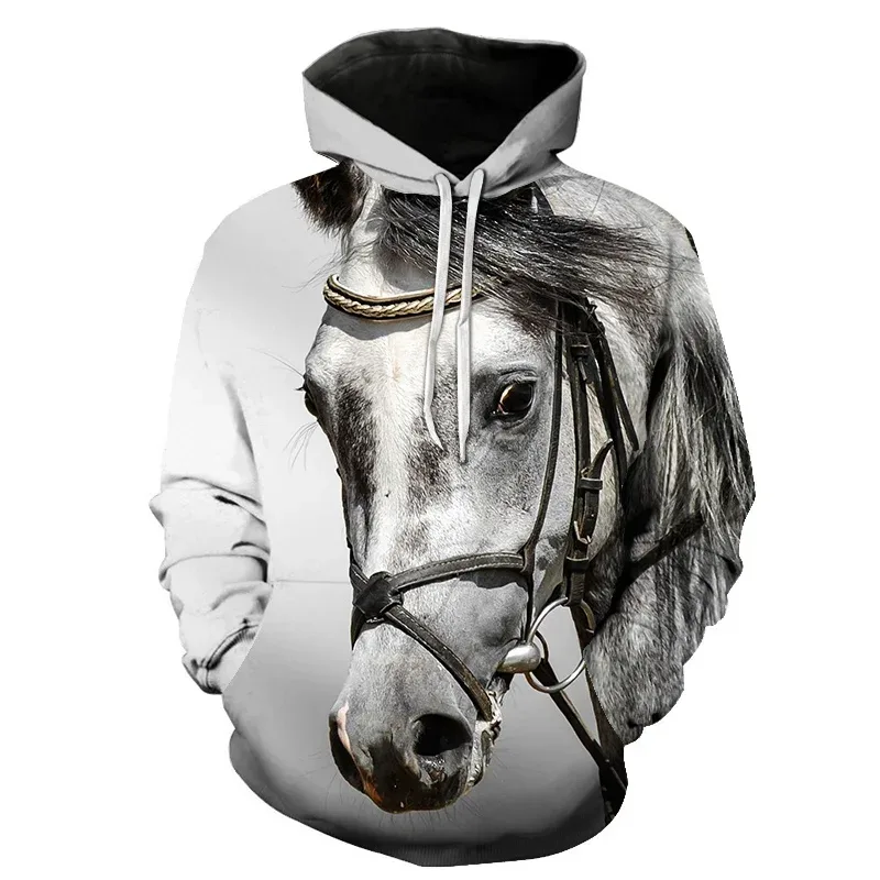 Horse Win Instant Success 3D Print Hoodies Interesting implication Animal Design Men Women Streetwear Pullover Casual Sweatshirt