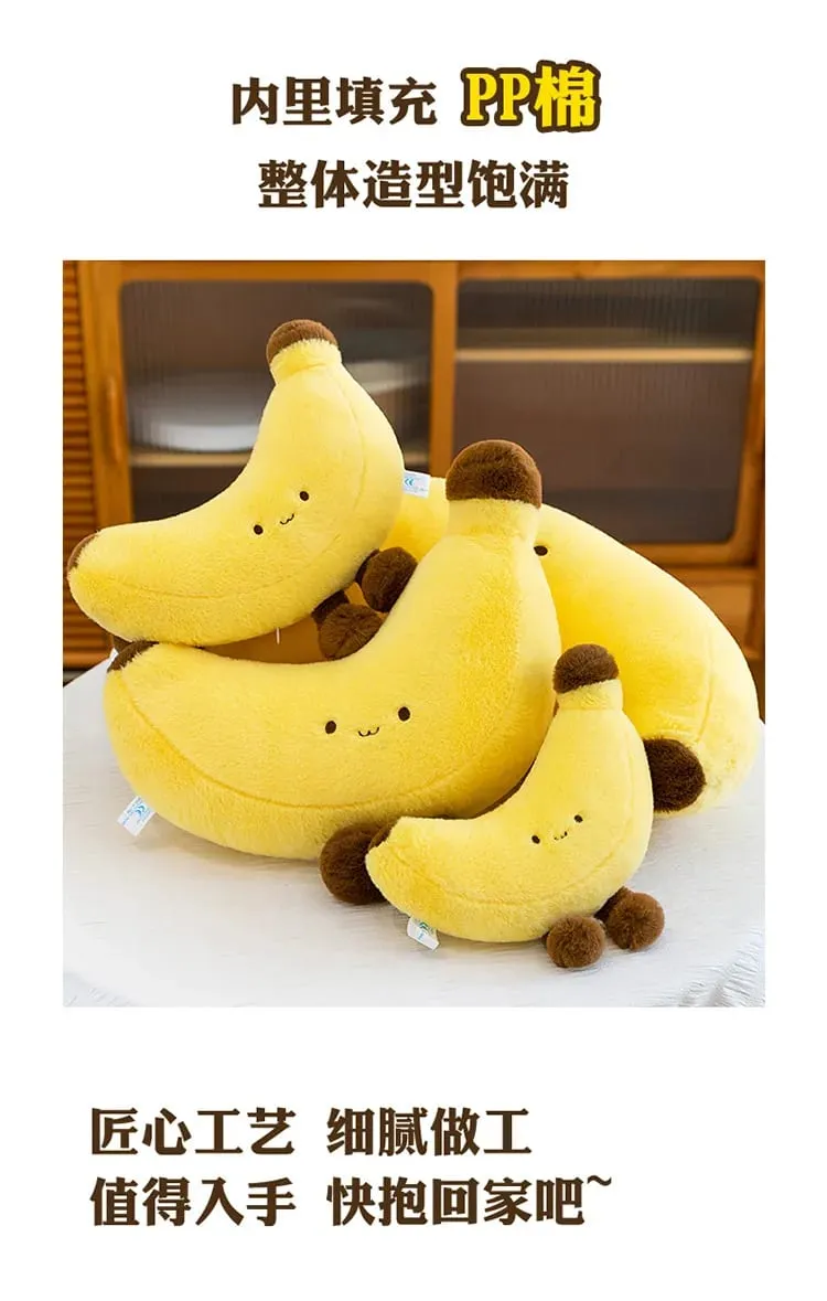 Simulated Fruit Doll Fun Long Leg Banana Children's Doll Pillow Soft and Comfortable Funny Doll Gift