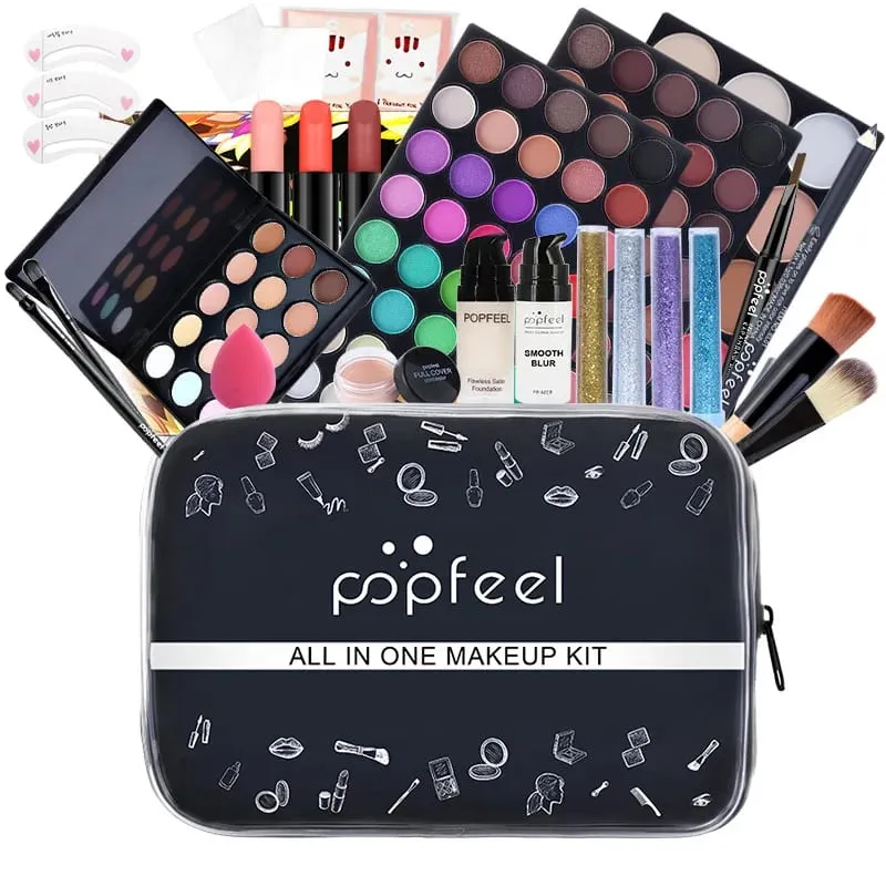 Women's All-In-One Makeup Kit Full Set - Eyebrow Eyeliner Eyeshadow Included Beauty Makeup Sets for Women