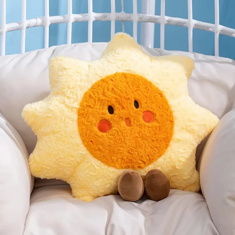 Rainbow Wish Star Moon Plush Pillow Colorful Crown Cloud Soft Toy Pillow Cushion Sofa Home Decoration Throw Pillows