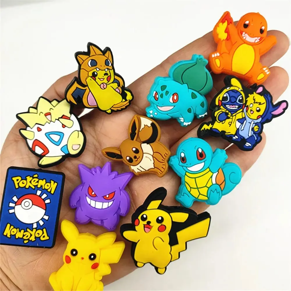 5pcs Pokemon Silicone Focal Beads for DIY Bead Pen Pacifier Chain Clips Beads Children Toys DIY Gift — image 3