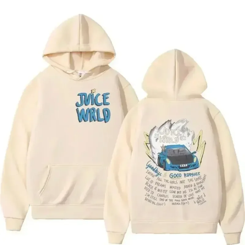 2026 suco wrld moletom com capuz masculino outono moda hip hoo casual pulôver unisex estilo de rua solto ajuste quente tendência y2k