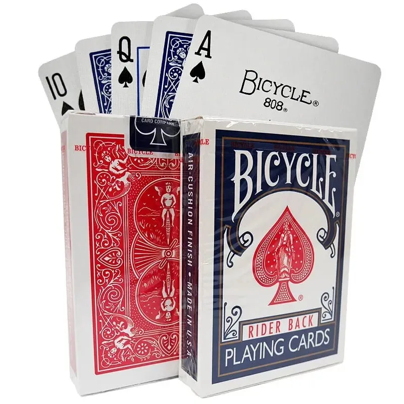 International Version จักรยาน Rider กลับเล่นไพ่สีฟ้า/สีแดงปกติดาดฟ้ามาตรฐานการ์ดเกมการ์ด Magic Trick นักมายากล Prop — image 1