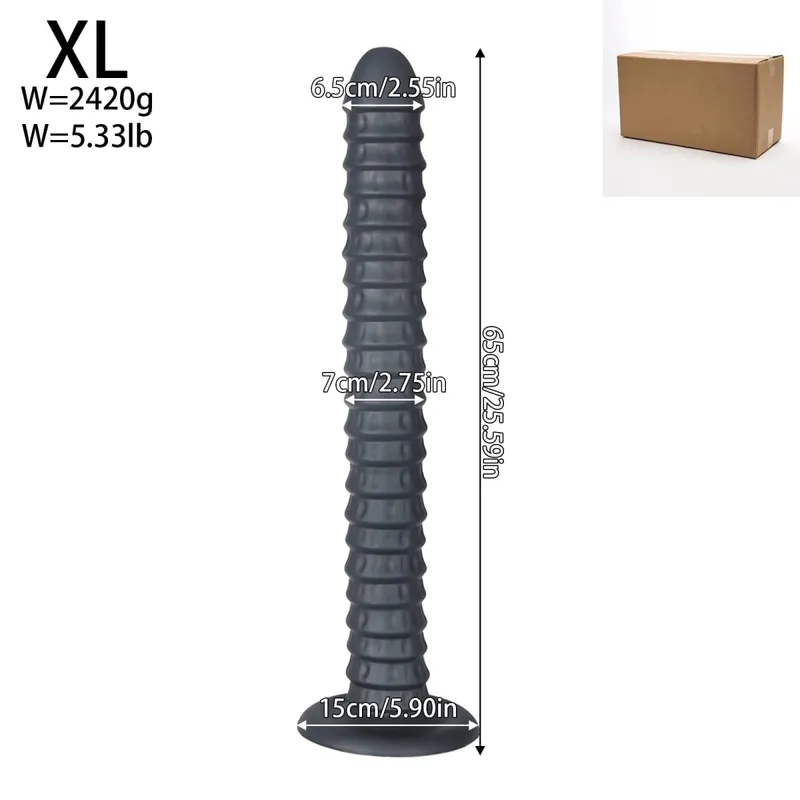 Silicone Soft Big Long Butt Plug Huge Long Anal Plug Dilator Prostate Massager Sex Toy Huge Anal Butt Training For Women Men Gay