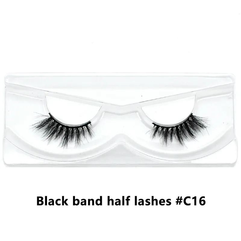 Bulk Items 10/30/60/100 Pairs Mink Half Lashes Natural Long Fluffy Wispy Half False Eyelashes Extension Lightweight Short Lashes