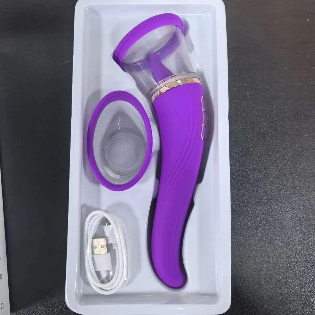 Tongue Licking with Sucking G Spot Vibrator 3 in 1 Sex Toys for Women Powerful Clitoral Nipple Oral Sucker Stimulation Massager