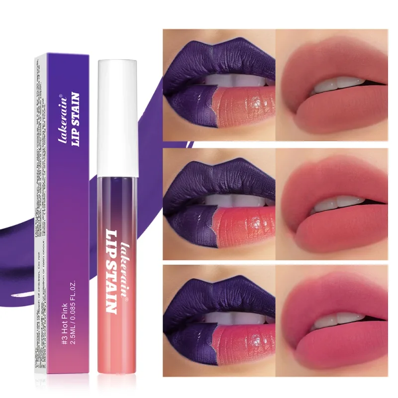 Peel Off Lip Stain Long Lasting Waterproof Reveal Lip Tint Transfer Proof Pink Red Non-stick Cup Lip Stain Makeup Cosmetics
