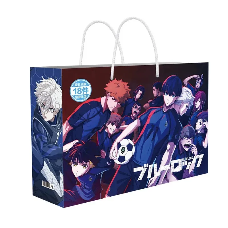 Anime Lucky Gift Bag Bungou Stray Dogs Haikyuu Collection Toy Include Postcard Poster Bookmark Lomo Cards Genshin Impact Figure