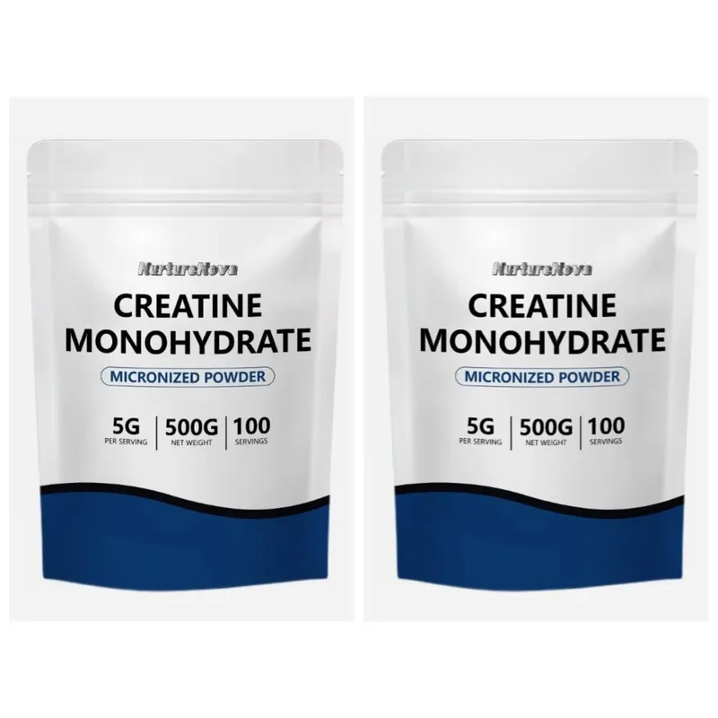 Micronized Creatine Monohydrate Powder 500g 100 Servings 5g Scoop Sports Nutrition Supplement for Men & Women