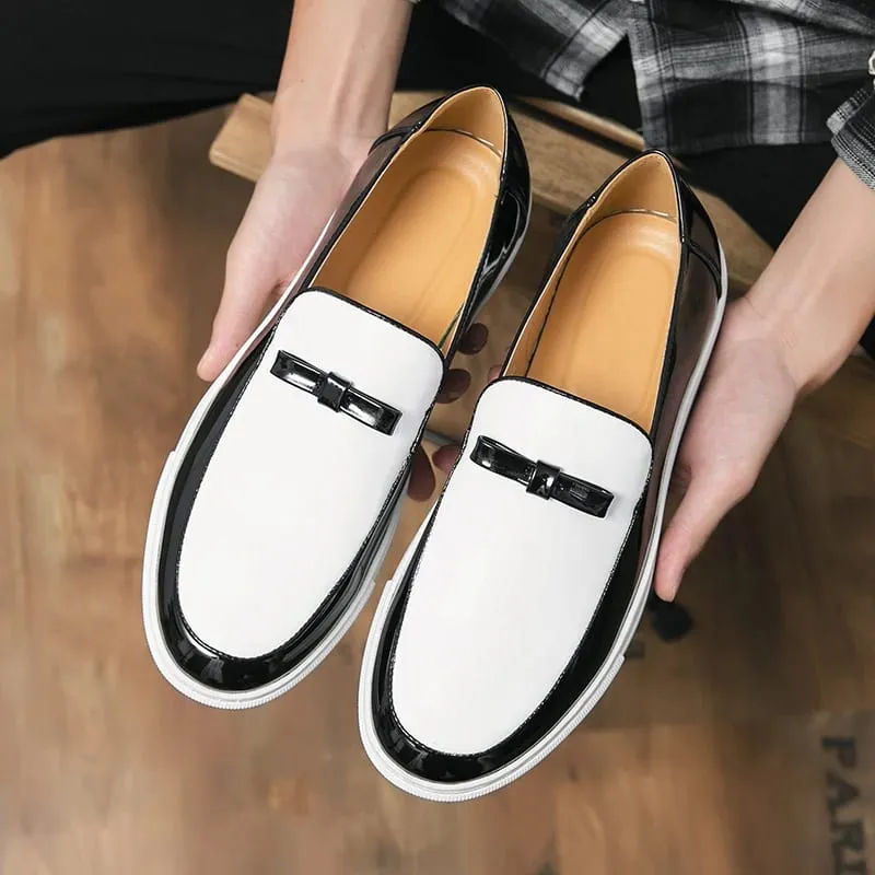 Men New Tassel Shoes Thick Sole Wear Resistant Classic Fashion Lefu Shoes White Size 38-46 Men Shoes — image 6