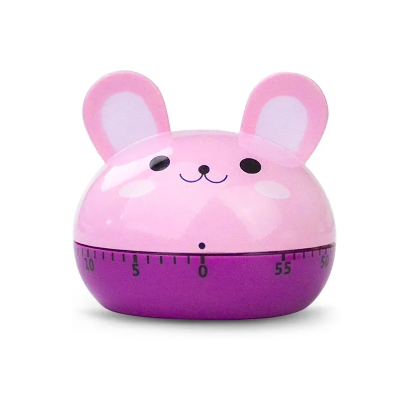 Mechanical Kitchen Timer with Cartoon Animal Pattern Cooking Alarm SCountdown Timer