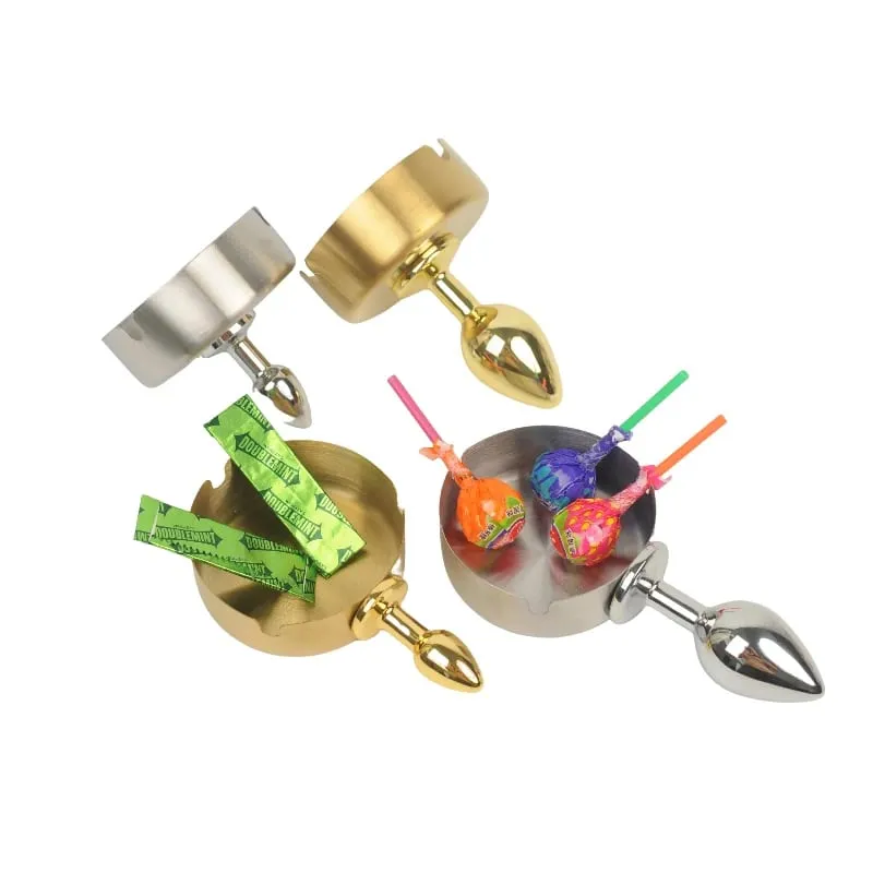 Anal Plug Kits Metal Ashtray Anal Plug Dice Anal Plug Dartboard Anal Plug Adult Sex Toys for Anal Exploration Women Sex Toy — image 3