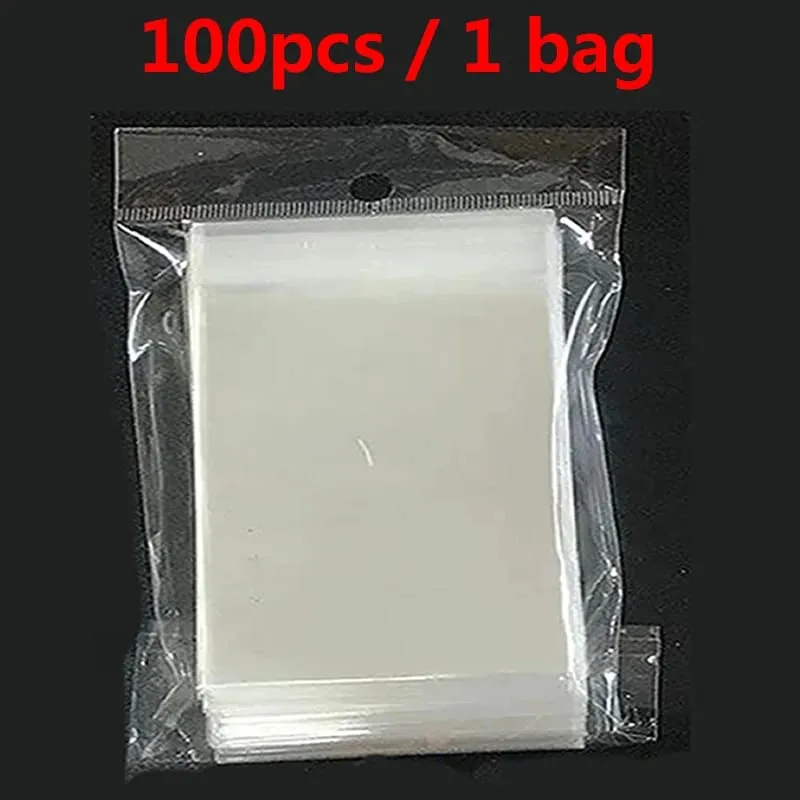 500 Counts Clear Penny Card Sleeves Plast Mjuka Trading Card Protectors för standard Pokemon MTG Baseball Sports Game Card