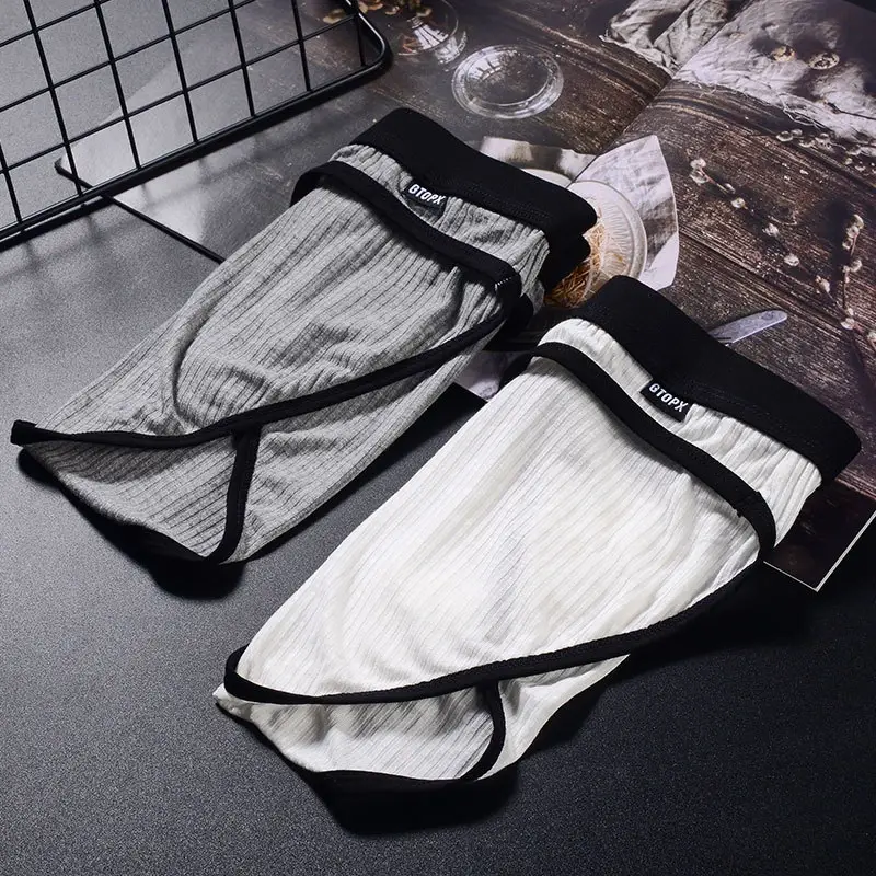 Herren Unterwäsche Sissy Ropa Interieur Hombre Thread sexy Höschen Boxershorts & Slips Big Bag U Convex Cuecas Homem Masculinas GTOPX MAN