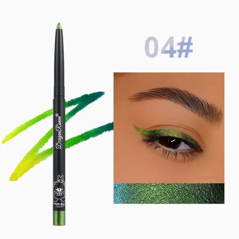 Chameleon Eyeliner Gel Pen Waterproof Chameleon Eyeshadow Pencil Long Wear MultiChrome Eyeliner Glitter Highlights Eye Makeup