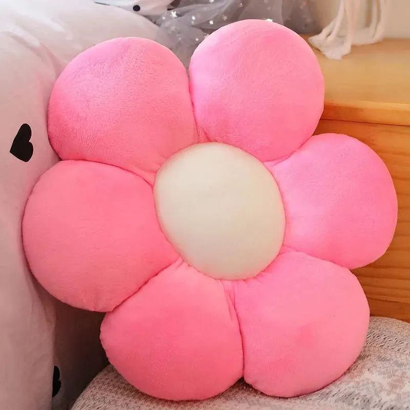 New Nordic Ball Solid Color Cushion Stuffed Flower Plush Pillow for Sofa Waist Office Cushion Kid Toy Gifts Home Decoration