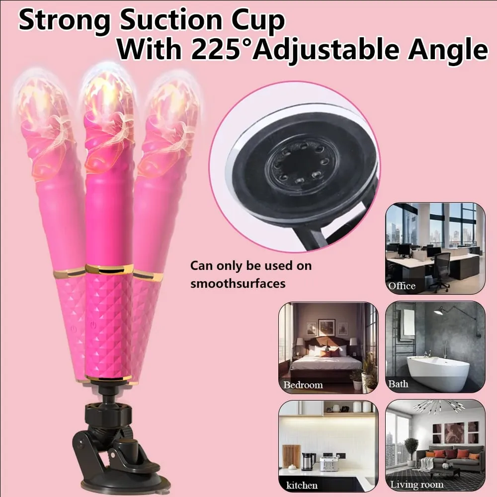Automatic retractable dildo vibrator women's G-spot vaginal masturbation clitoral stimulation massage sex machine adult products