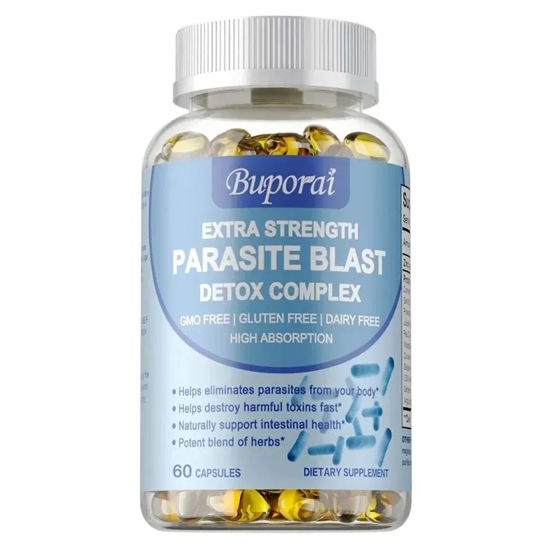 Parasite Blast Detox Complex - Understøtter tarmsundhed Eliminerer parasitter Fremmer metabolisme og forbedrer immunitet