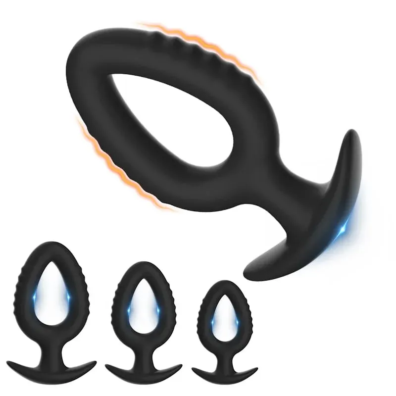 3Sizes Anal Plug Soft Silicone Anal Dildo Dilator Sex Toys for Women Dilating Butt Plug Erotic Stimulator Male Prostate Massager — image 1