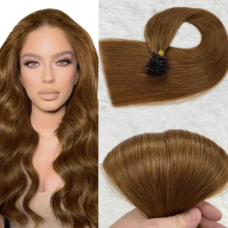 Flat Tip Human Hair Extension Remy Hair 1g/s 18-28 inch Real Remy Silky Straight Black Brown Pre Bonded Keratin Fusion Hair