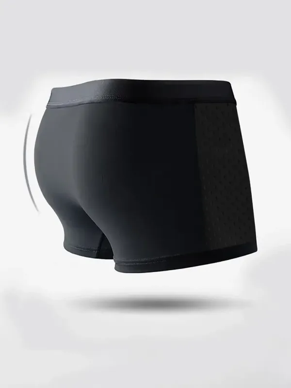 8 pz/set Intimo da Uomo Maglia di Seta del Ghiaccio Mutandine da Uomo Traspirante Traceless Mutandine di Moda Maschile Boxer di Colore Solido