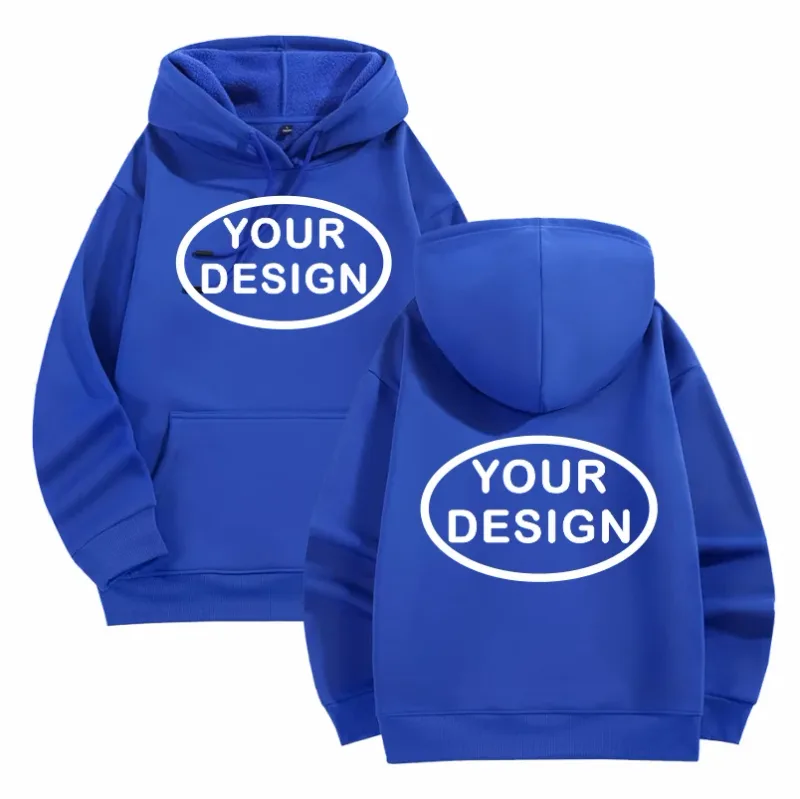 Felpe con cappuccio da uomo e da donna stampate personalizzate Pullover a maniche lunghe moda casual allentate LOGO ricamato Camicie sportive da strada