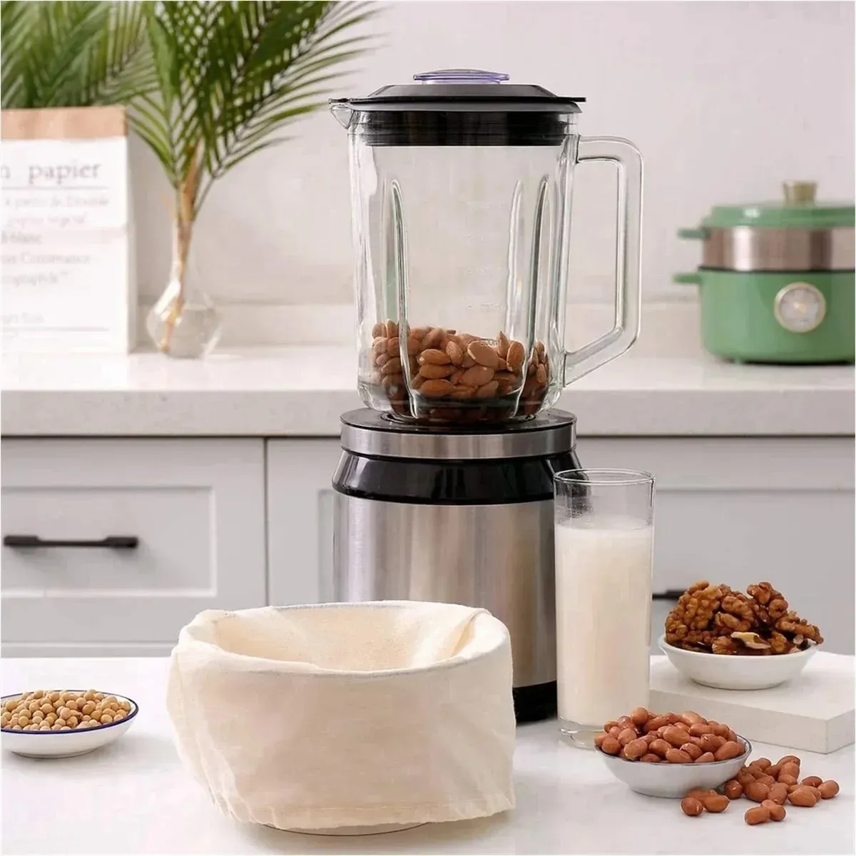 Cotton Gauze Kitchen Items Tofu Cheese Filter Cloth Butter Milk Coffee Filter Tools Gadgets Dining Bar Home Garden