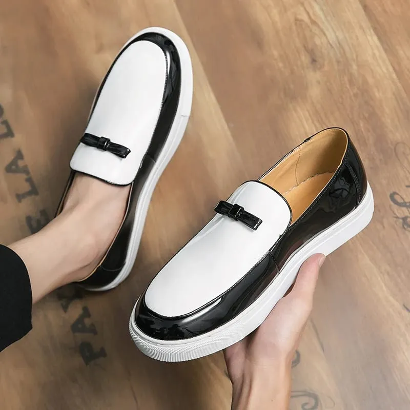 Men New Tassel Shoes Thick Sole Wear Resistant Classic Fashion Lefu Shoes White Size 38-46 Men Shoes — image 5